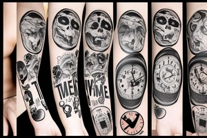 Time heals all wounds, but time leaves the nasties scars tattoo idea