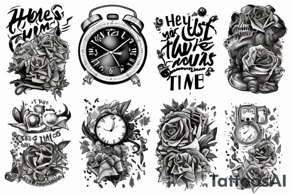 Time heals all wounds, but time leaves the nasties scars tattoo idea