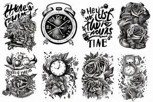 Time heals all wounds, but time leaves the nasties scars tattoo idea