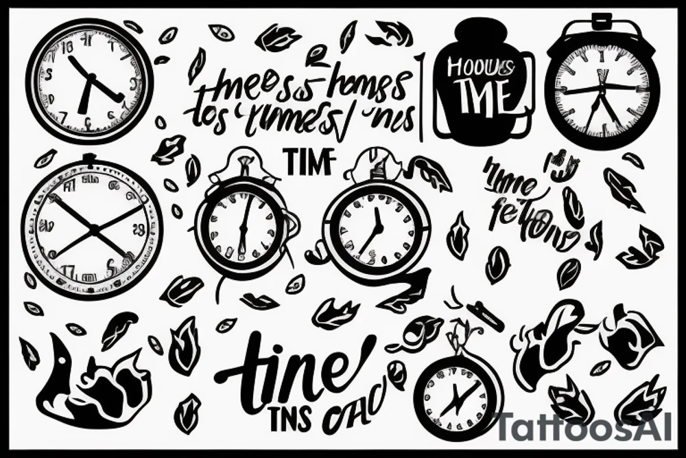 Time heals all wounds, but time leaves the nasties scars tattoo idea