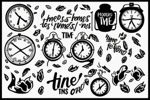 Time heals all wounds, but time leaves the nasties scars tattoo idea
