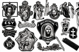 Jesus, God, America, Emergency Medical Services tattoo idea