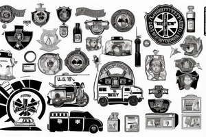 America, Emergency Medical Services tattoo idea