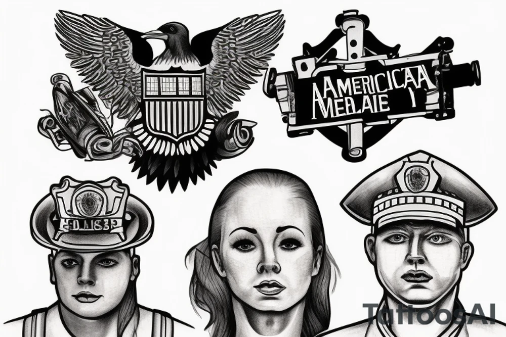 America, Emergency Medical Services tattoo idea