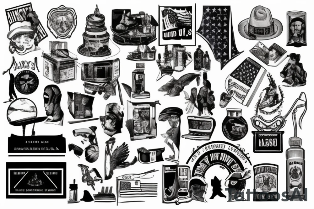 Made in the U.S.A tattoo idea