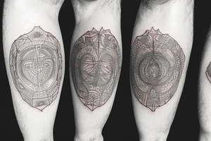 thigh tattoo for men tattoo idea