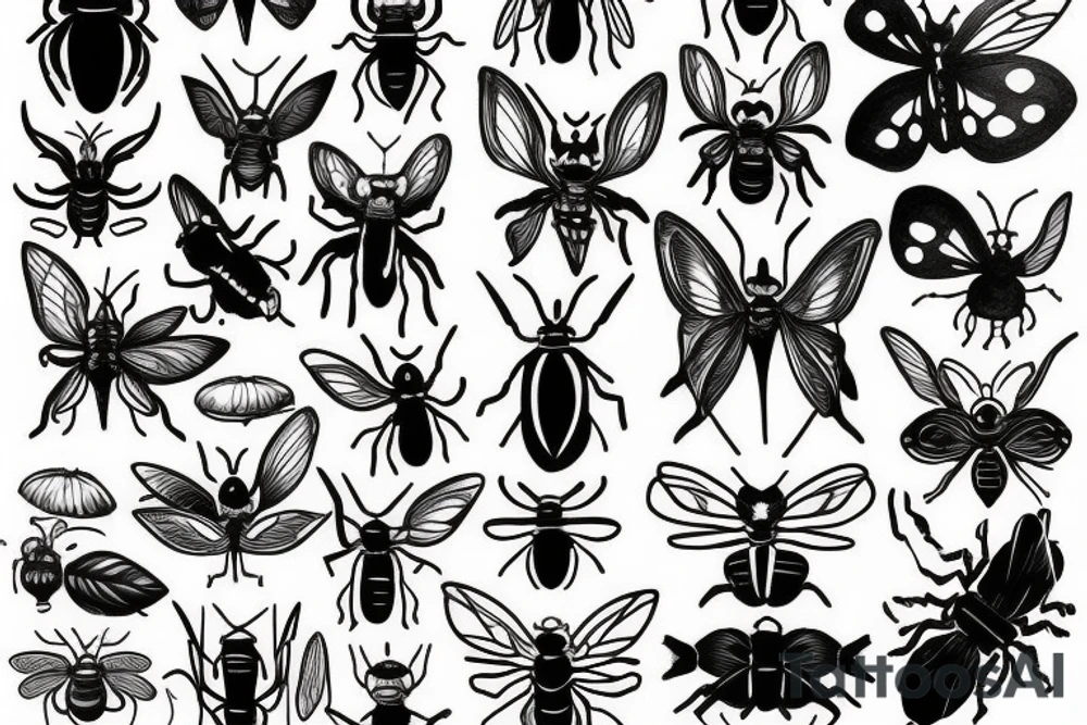 bugs tattoo idea