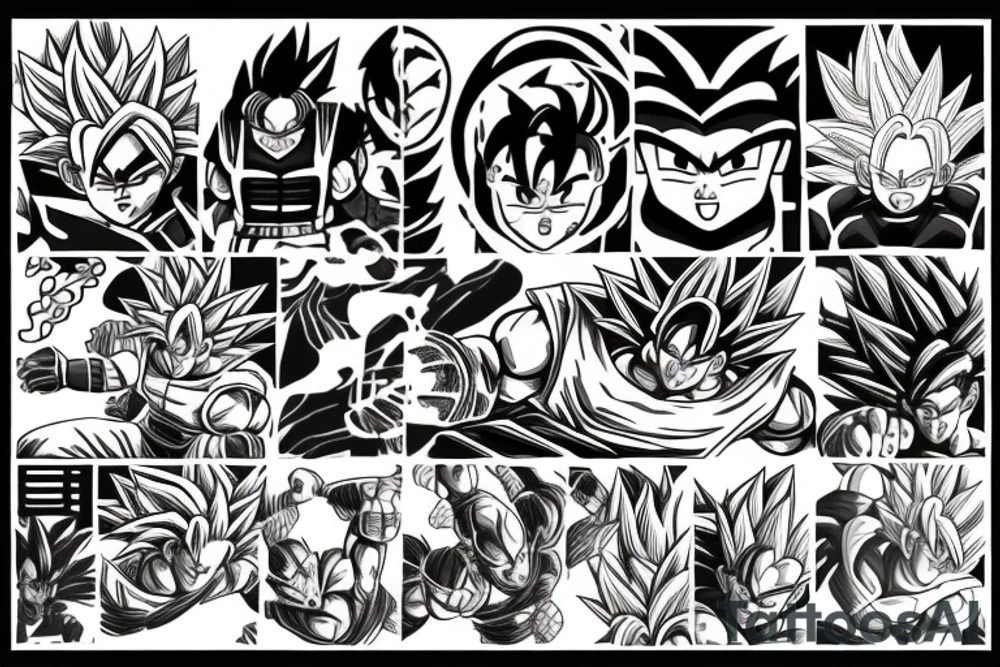 Dragon ball tattoo idea