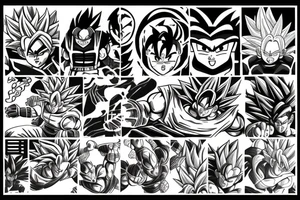 Dragon ball tattoo idea