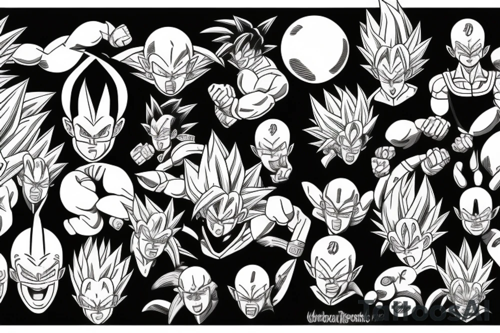 Dragon ball tattoo idea