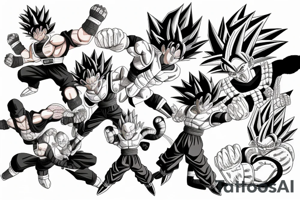 Dragon ball tattoo idea