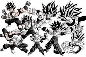 Dragon ball tattoo idea
