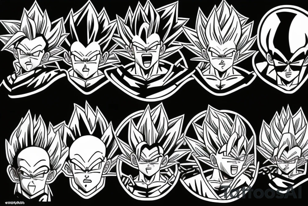 Dragon ball tattoo idea