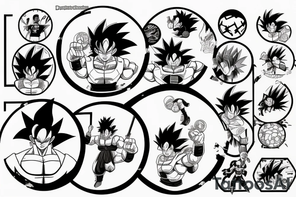 Dragon ball z dragon balls tattoo idea