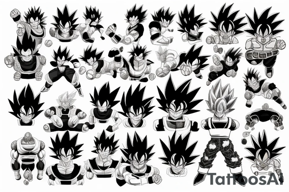 Dragon ball z dragon balls tattoo idea