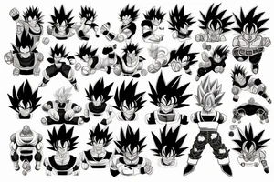 Dragon ball z dragon balls tattoo idea