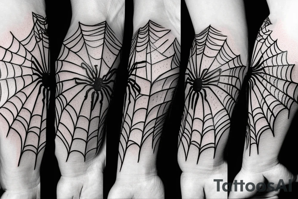 Spider tattoo idea