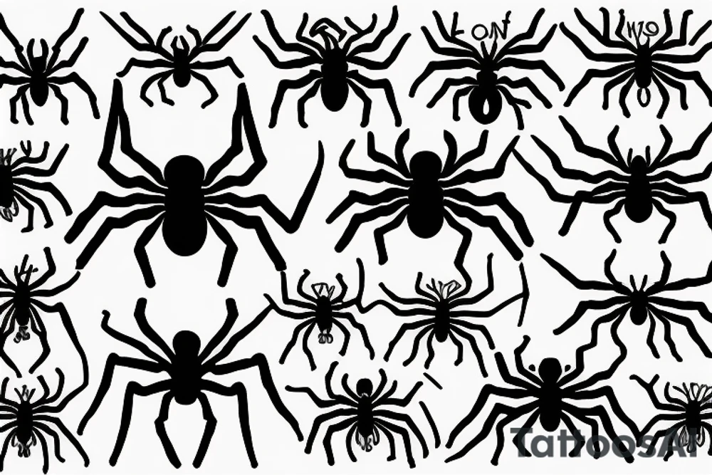 Spider tattoo idea