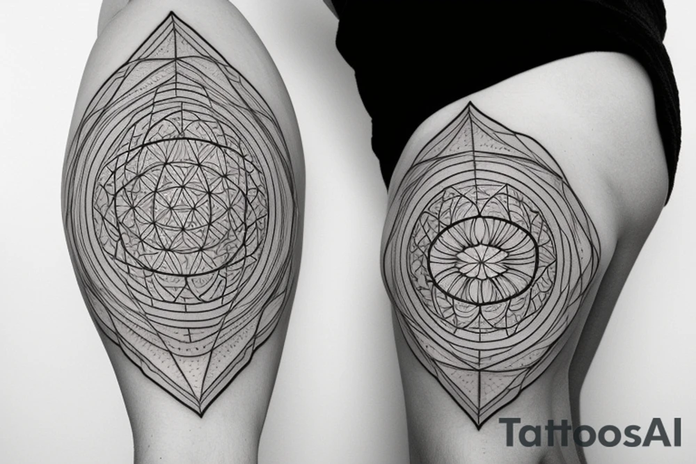 sacred geometry tattoo idea