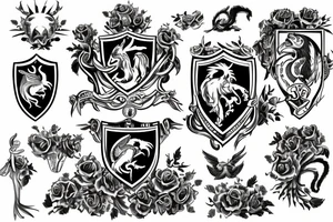 Tilley coat of arms tattoo idea