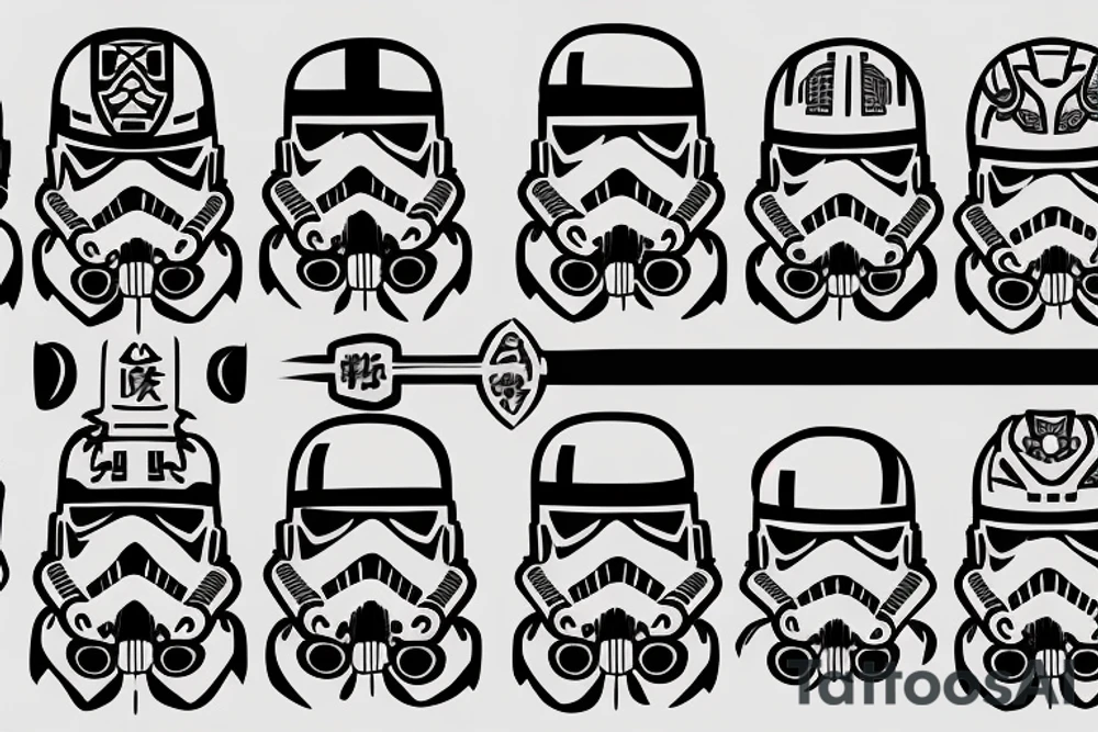 stormtrooper samurai tattoo idea