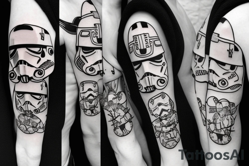 stormtrooper samurai tattoo idea