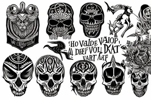 though I walk through the valley of the shadow of death, I will fear no evil: for thou art with me tattoo idea