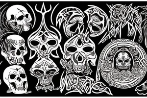 though I walk through the valley of the shadow of death, I will fear no evil: for thou art with me tattoo idea