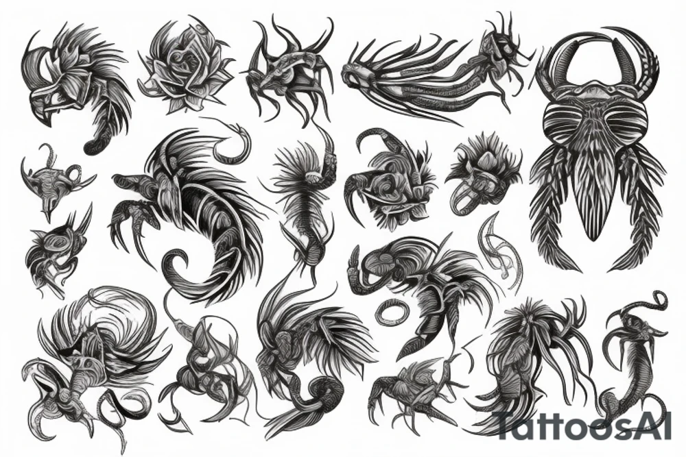 scorpio tattoo idea