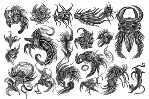 scorpio tattoo idea