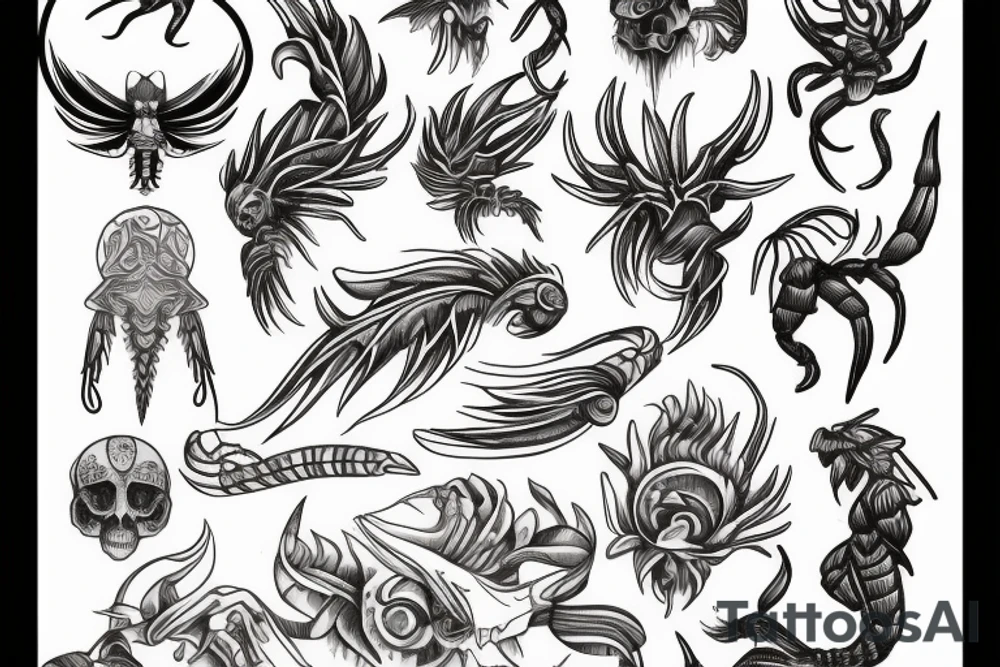 scorpio tattoo idea