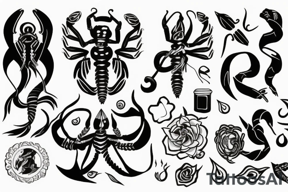 scorpio tattoo idea