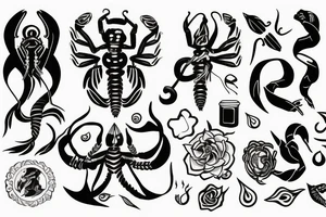 scorpio tattoo idea