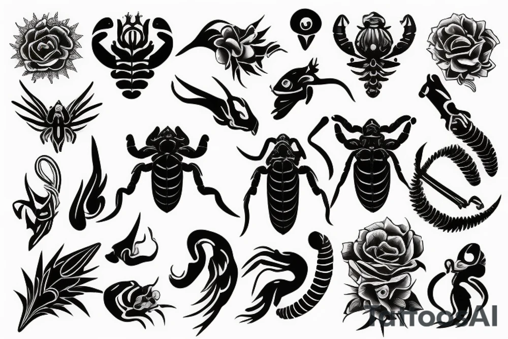 scorpio tattoo idea