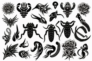 scorpio tattoo idea