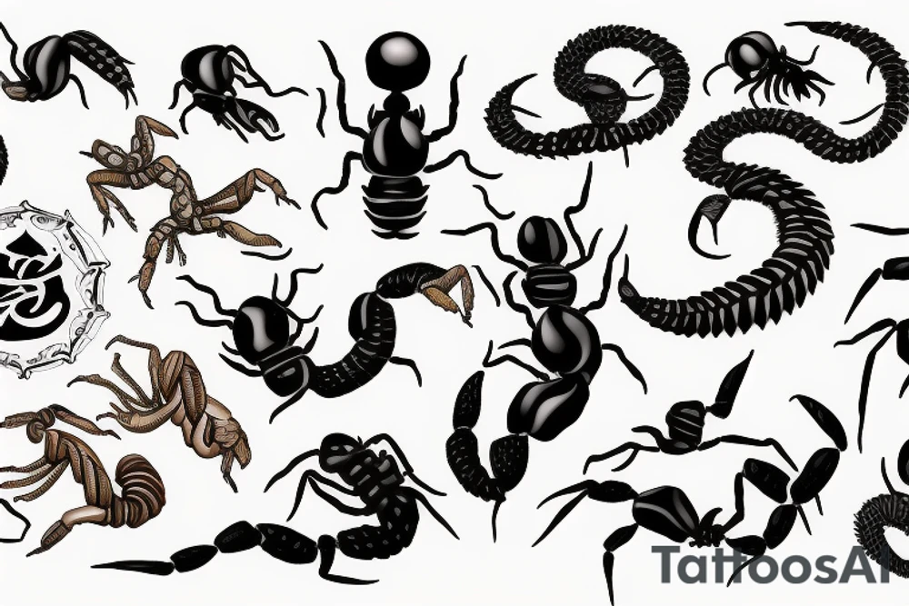 scorpion tattoo idea