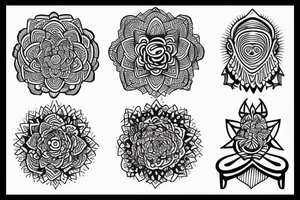 meditation tattoo idea