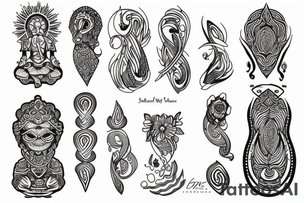 meditation tattoo idea