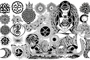 meditation tattoo idea