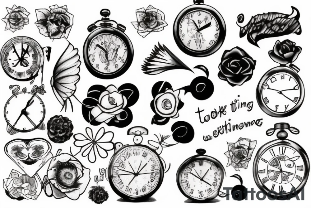fleeting time tattoo idea