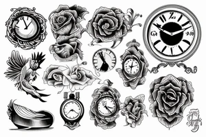 fleeting time tattoo idea