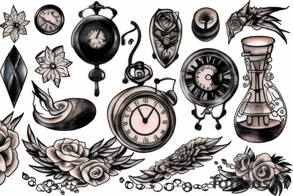 fleeting time tattoo idea