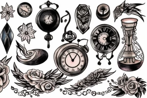 fleeting time tattoo idea