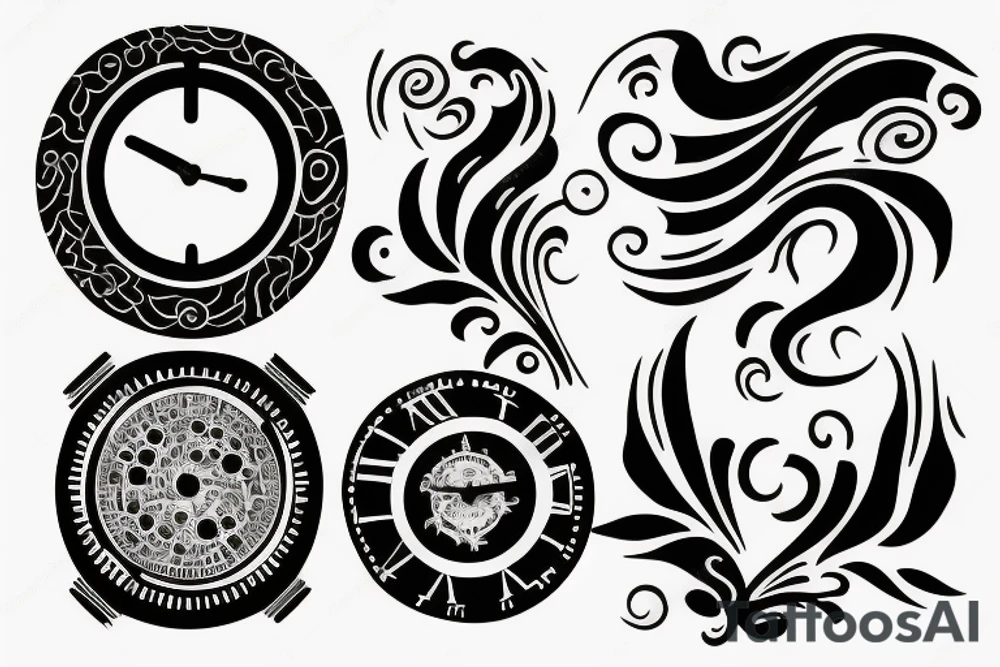 fleeting time tattoo idea