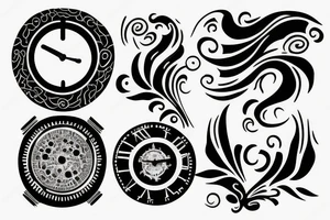 fleeting time tattoo idea