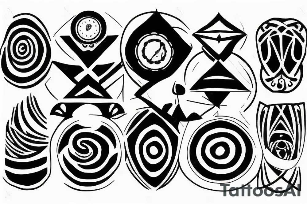 round beach tattoo clean tattoo idea