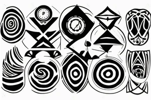 round beach tattoo clean tattoo idea
