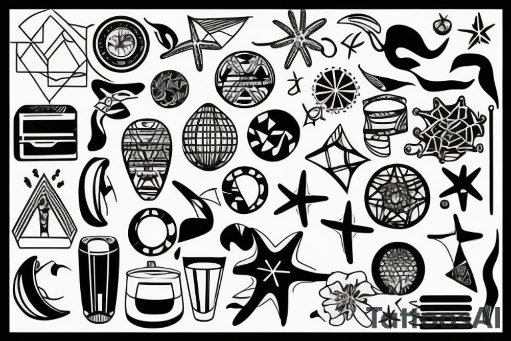 beach tattoo idea
