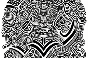 Maori tattoo design for arm tattoo idea