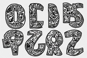 Letter SW with olive tattoo idea